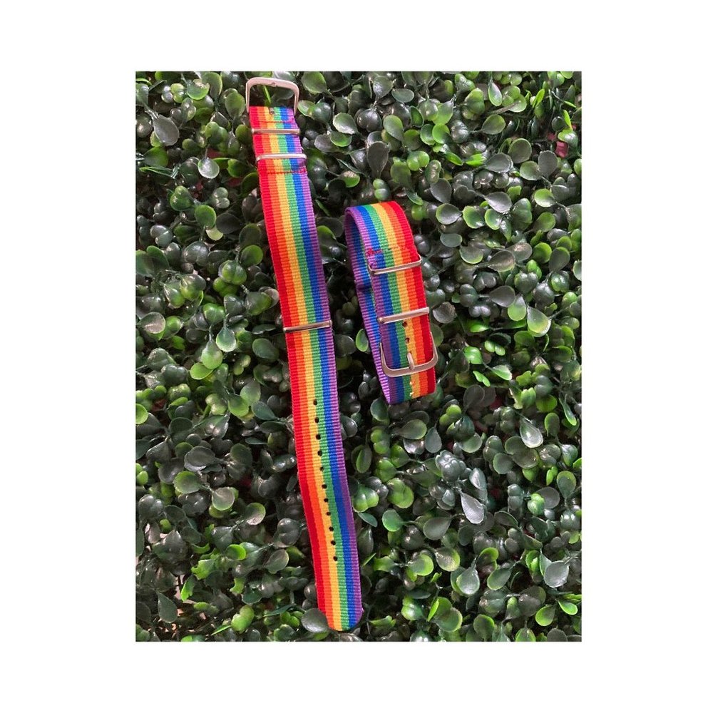 Rainbow Pride Belt Bracelet